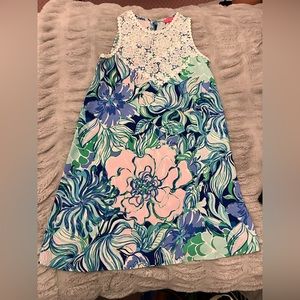 Blue Floral Lilly Pulitzer Dress